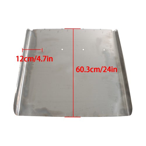 Solid Spare 24"x24" Quarter Fender Set Stainless Steel Semi Truck For Volvo VNL