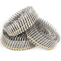 Solid Spare 15 Degree Wire Coil 1-1/4 ×.09 Ring Shank Stainless Steel Siding Nails 3600Pcs