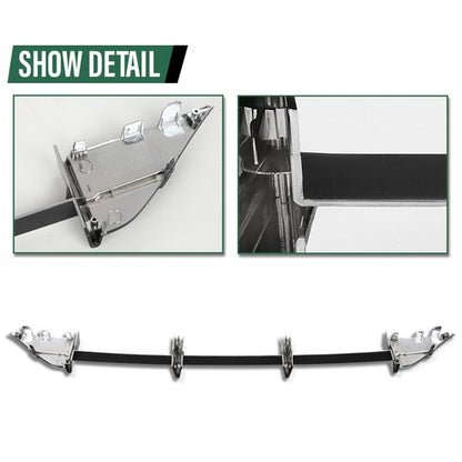 Solid Spare Fit For 20-23 Hyundai Sonata SE Hybrid Chrome Strip Front Bumper Lower Grille