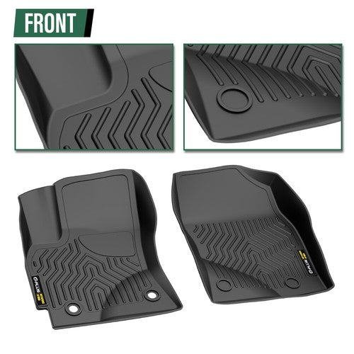 Solid Spare Fit For 2014-2019 Toyota Corolla All Weather TPE Floor Mats Protection Liners