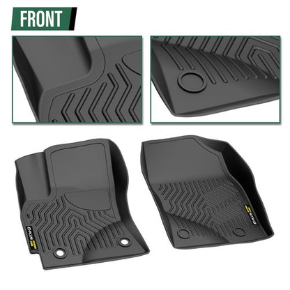 Solid Spare Fit For 2014-2019 Toyota Corolla All Weather TPE Floor Mats Protection Liners