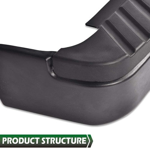Solid Spare Black - Complete Rear Steel Bumper Assembly Fit For 2009-2014 Ford F150 Truck