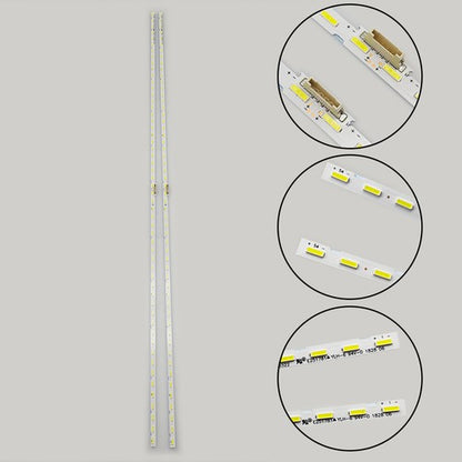 LED Backlight strips(2）For Samsung UN65NU6900 UN65RU7100 UN65RU7300 UN65NU6070