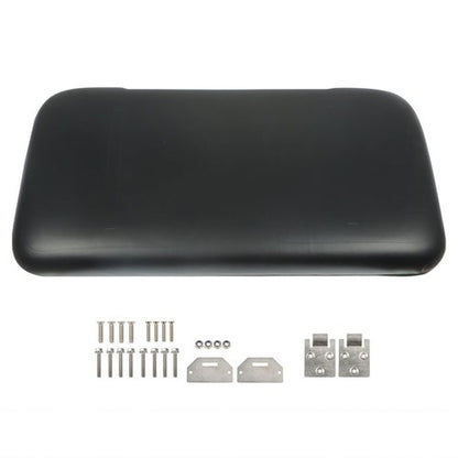 Solid Spare Front Seat Bottom Black For EZGO Medalist TXT 1994-2013 Golf Cart Hardware Incl.