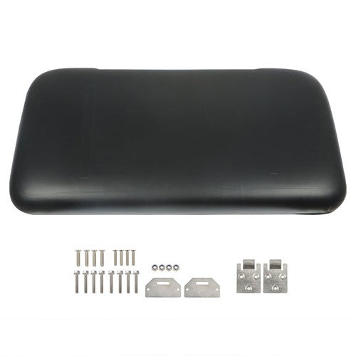 Solid Spare Front Seat Bottom Black For EZGO Medalist TXT 1994-2013 Golf Cart Hardware Incl.