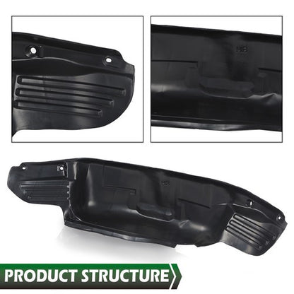 Solid Spare Rear Fender Liner Wheel Well Guard Fit For 2021-2024 Ford F-150 ML3Z9927886A