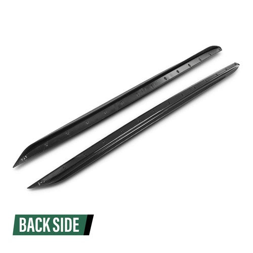Solid Spare Fit For 2019-2023 BMW 3 Series G20 330i M Sport Side Skirts Body Kit Carbon Look