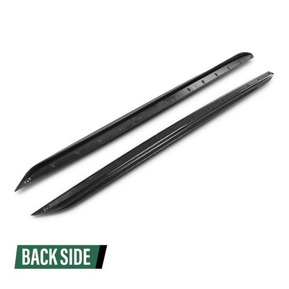 Solid Spare Fit For 2019-2023 BMW 3 Series G20 330i M Sport Side Skirts Body Kit Carbon Look