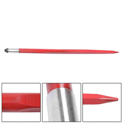 Solid Spare Hay Bale Spear 43" 3000 lbs Capacity Spike Fork for Tractors Loaders 2pcs