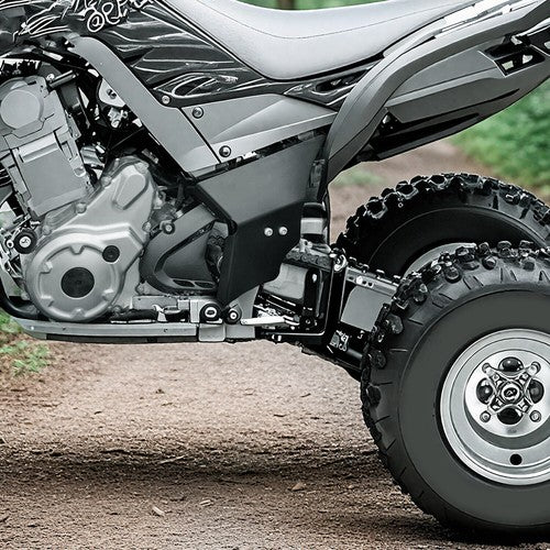Solid Spare For Yamaha Raptor 700 All Years YFM 700 Pair Steel Frame Protectors Guard Cover