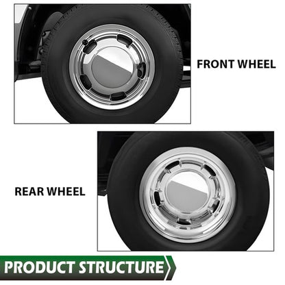 Solid Spare Fit For 03-18 DODGE RAM 3500 17" Dually Wheel Simulators Dual Skins Liner