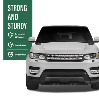 Solid Spare Fit For 14-17 Land Rover Range Rover Sport Headlight Washer Cover Left & Right