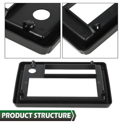 Solid Spare Radio Face Plate Black Fit For 81-88 Chevy El Camino Monte Carlo GMC Caballero