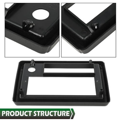 Solid Spare Radio Face Plate Black Fit For 81-88 Chevy El Camino Monte Carlo GMC Caballero
