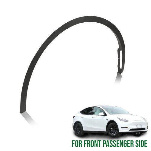 Solid Spare Fit For 2020 2021 2022 Tesla Model Y Front Right Side Wheel Molding Fender Flare