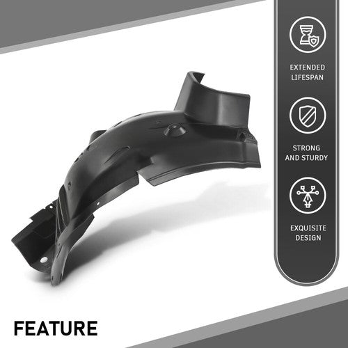 Solid Spare Fit For 08-11 Mercedes-Benz C230 C250 C300 C350 Front Left Fender Liner