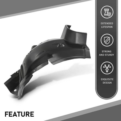 Solid Spare Fit For 08-11 Mercedes-Benz C230 C250 C300 C350 Front Left Fender Liner