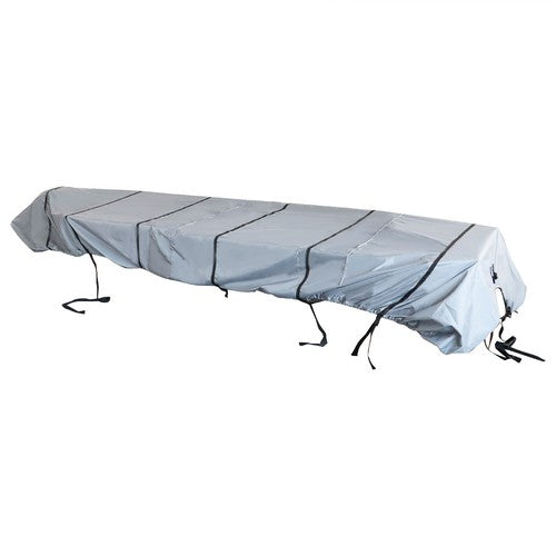 Solid Spare 1PCS Grey 210D Jon Boat Cover 12ft×56inch Water Proof Trailerable For Jon Boat