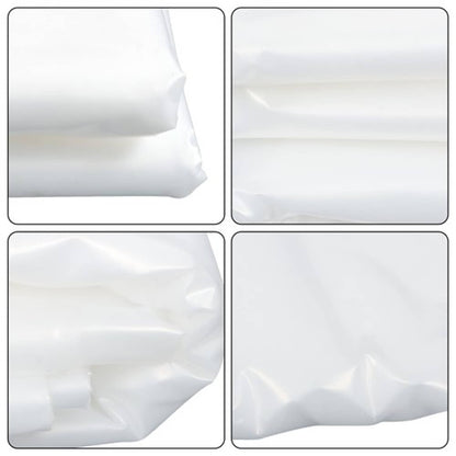 Solid Spare Clear Greenhouse Plastic Sheeting - 25 × 20 FT 6 mil UV Resistant Polyethylene