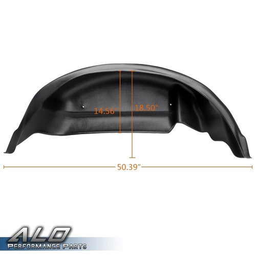 Solid Spare Fit For 15-20 Ford F-150 Rear Wheel Well Guards Inner Fender Mud Flaps 2pcs