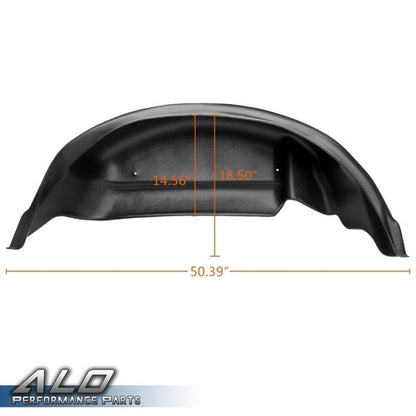 Solid Spare Fit For 15-20 Ford F-150 Rear Wheel Well Guards Inner Fender Mud Flaps 2pcs