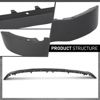 Solid Spare Air Dam Deflector Lower Valance Apron Front Fit For 2018-2022 Ford EcoSport