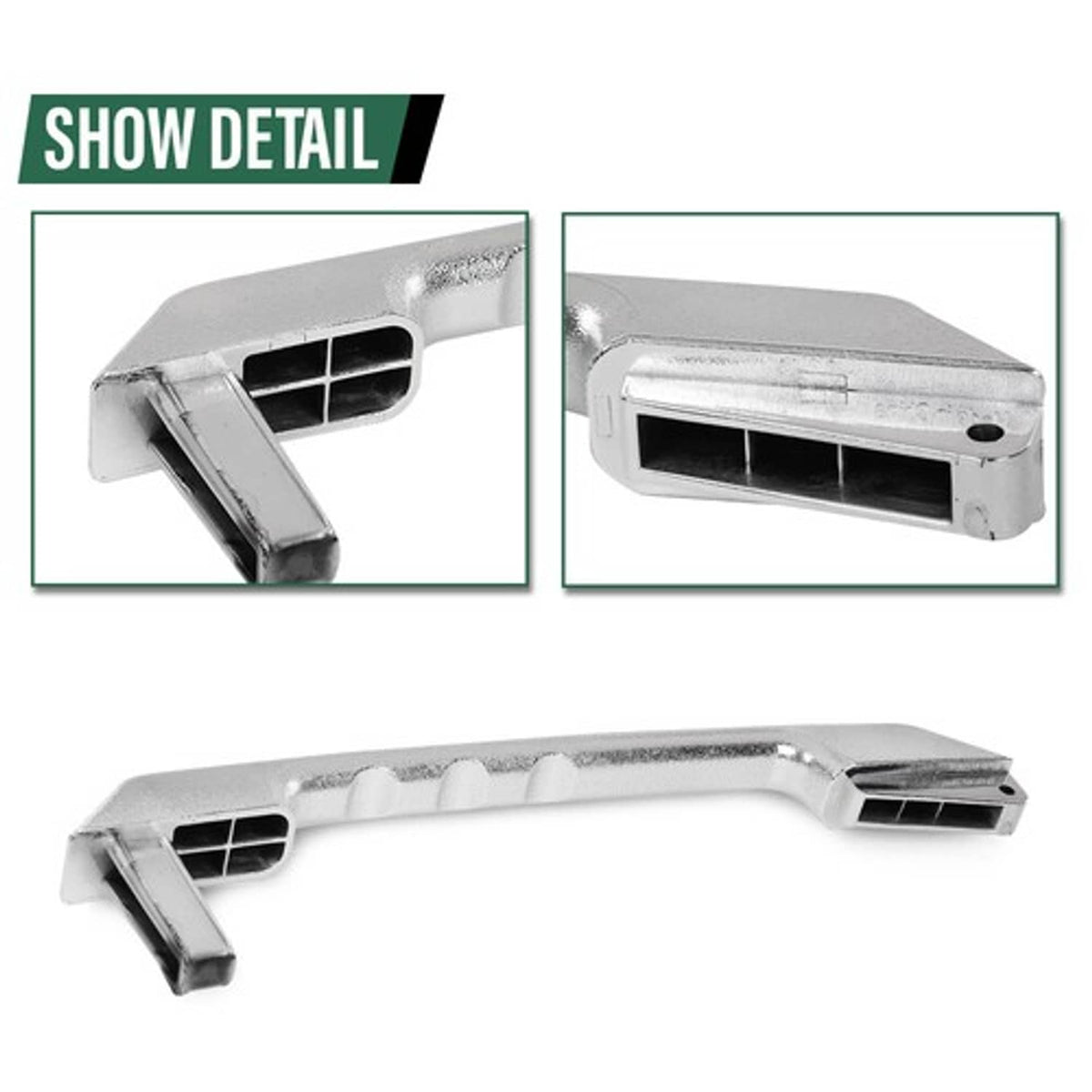 Solid Spare Tailgate Handle Lift Gate Handle Silver Fit For 03-09 Hummer H2 4-Door