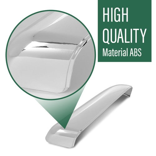 Solid Spare 2pcs Mirror Cover Set Fit For 2009-2014 Ford F150 Upper Cap Chrome Left & Right