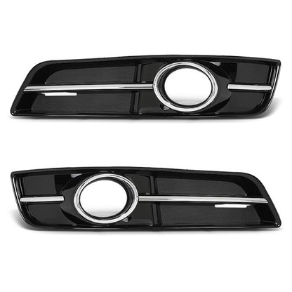 Solid Spare Fit For 2010 2011 2012 2013 Audi A3 Fog Light Bezel Lamp Trim Left+Right Side