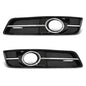 Solid Spare Fit For 2010 2011 2012 2013 Audi A3 Fog Light Bezel Lamp Trim Left+Right Side