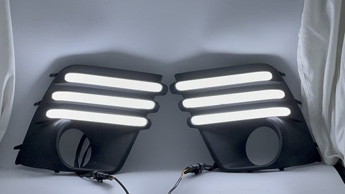 LED Daytime Running Light Turn Signal Fog Lamp Cover For 2022-24 Subaru Forester
