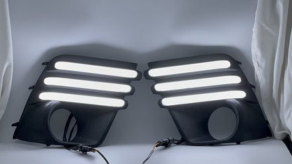 LED Daytime Running Light Turn Signal Fog Lamp Cover For 2022-24 Subaru Forester