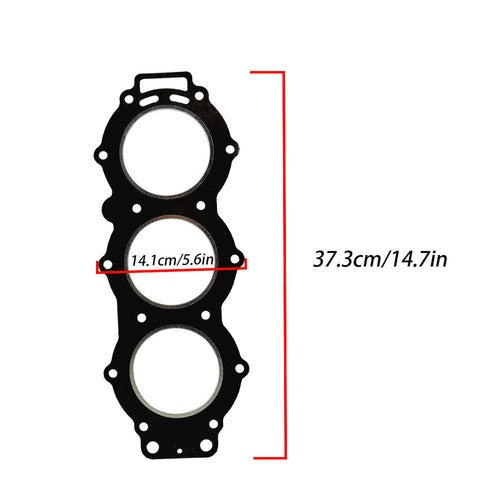 Solid Spare US Head Gasket 688-11181-A2-00 18-3805 For Yamaha 75-90 HP Outboard 3 Cylinder