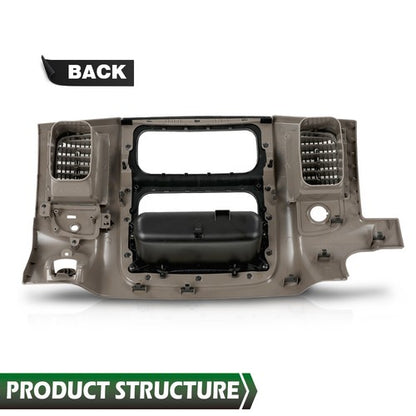 Solid Spare Fit For 02-05 Dodge Ram 1500-3500 Dash Radio Bezel Climate Trim Panel Vent Beige