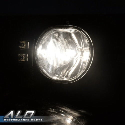 Solid Spare Fit For 02-2008 Ram 1500/2500/3500 2004-2006 Dodge Durango Clear Fog Lights Pair
