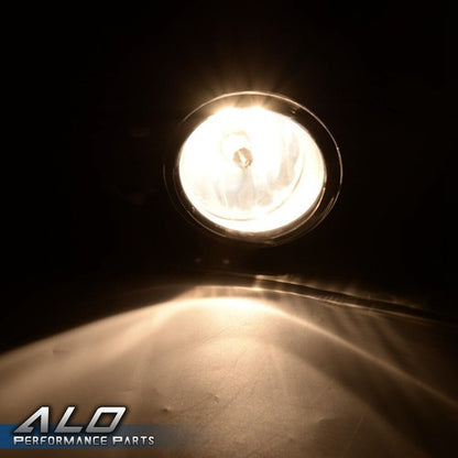 Solid Spare Clear Bumper Fog Lights w/ Bulbs Fit For Altima Maxima Rogue Sentra Left+Right