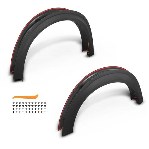 Solid Spare Fit For 2022 2023 2024 2025 Ford Maverick Front & Rear Wheel Fender Flares 4pcs
