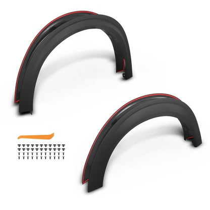 Solid Spare Fit For 2022 2023 2024 2025 Ford Maverick Front & Rear Wheel Fender Flares 4pcs