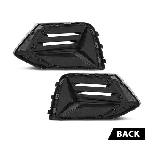 Solid Spare Front Bumper Insert Fog Light Cover Left+Right Fit For 2019-2023 Audi Q3