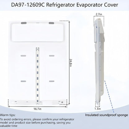 DA97-12609C for Samsung Refrigerator Evaporator Cover Fan Motor and Thermistor