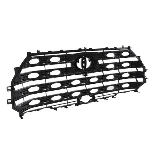 Fit Toyota Tundra 2022-2024 Platinum Brushed Satin Aluminum Front Upper Grille
