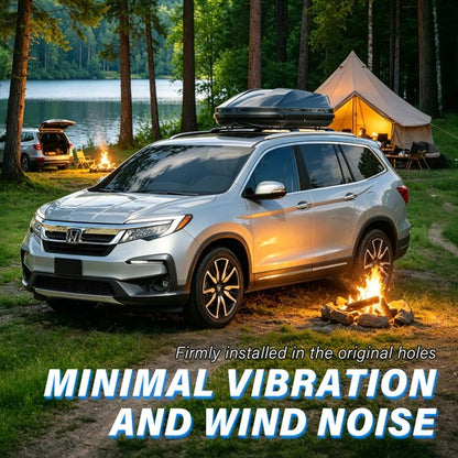 Solid Spare Pair Top Roof Rack Side Rails Luggage Cargo Carrier For 2016-2022 Honda Pilot