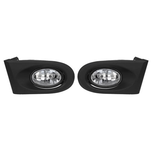 For 2002 -2004 Acura RSX 2DR Pair Clear Lens Bumper Fog Lights Lamps w/wiring