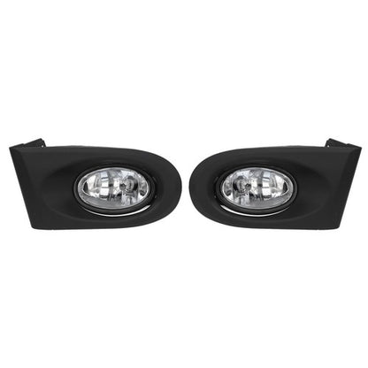 For 2002 -2004 Acura RSX 2DR Pair Clear Lens Bumper Fog Lights Lamps w/wiring
