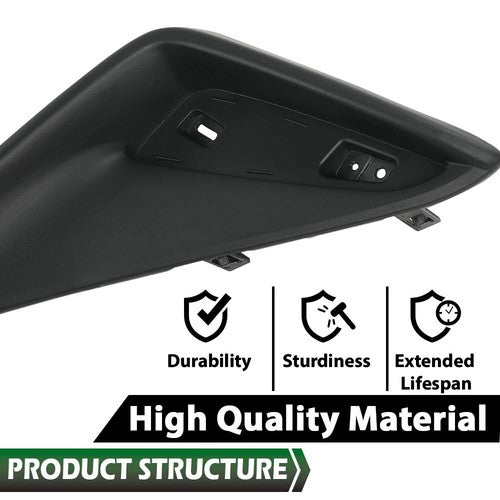 Solid Spare Bumper Filler Set Fit For 18-21 Toyota C-HR Rear Driver and Passenger Side