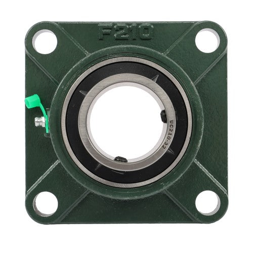 Solid Spare 2PCS UCF210-32 with seat bearing 2" hole 4 Bolt Solid Base Self-Aligning