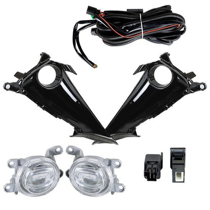 Solid Spare LH+RH Daytime Running Lights w/Wiring Switch For 19-21 Toyota Corolla Hatchback