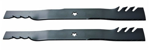 Solid Spare 46" SET 2 GATOR BLADES Craftsman replaces Husqvarna Ayp 405308 403107 532405380