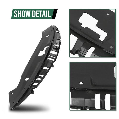 Solid Spare Upper Grille Radiator Hood Cover Sight Shield Fit For 2019-2020 Kia Optima