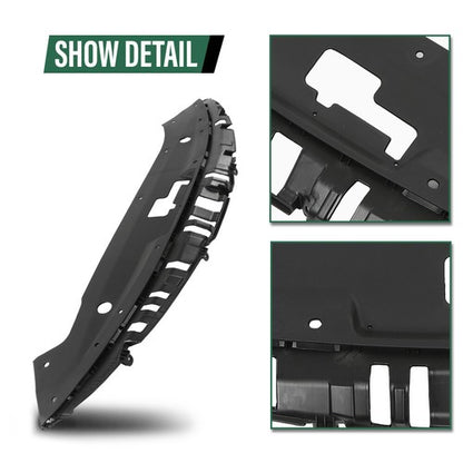 Solid Spare Upper Grille Radiator Hood Cover Sight Shield Fit For 2019-2020 Kia Optima
